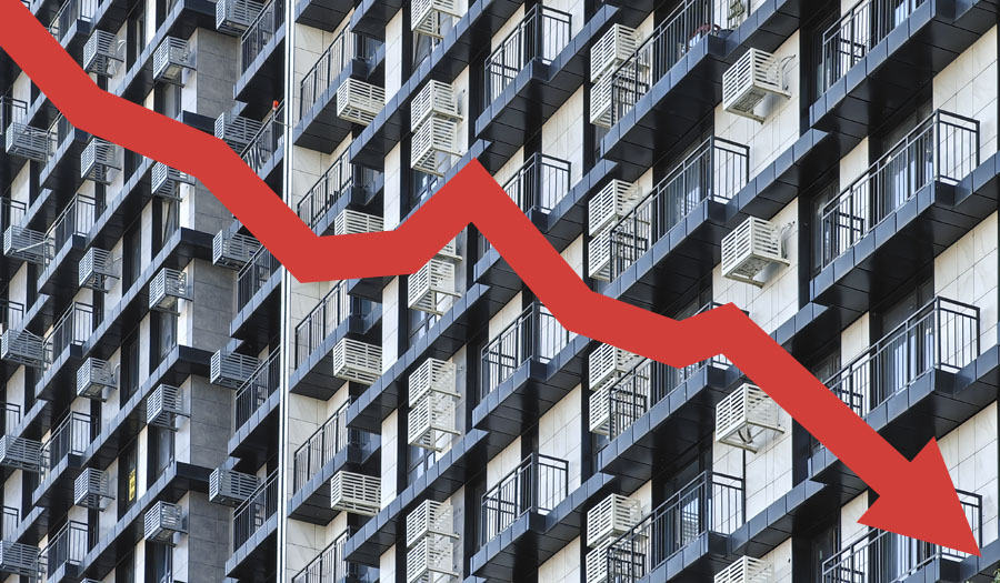 Продажи на первичном рынке жилья Ростова в прошлом году просели на треть